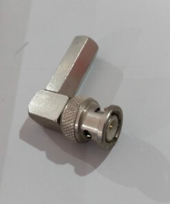 Connettore BNC morsetto spina maschio RG58 Ad angolo Retto
