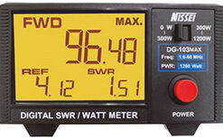Nissei DG-103MAX   Rosmetro Wattmetro Digitale 1.6/60 MHz 1200W