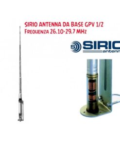 Sirio GPV-27 1/2 Antenna da Base CB 26 - 29 MHZ SENZA RADIALI