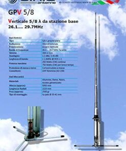 Sirio GPV-27 5/8 Antenna da Base CB 26 - 29 MHZ