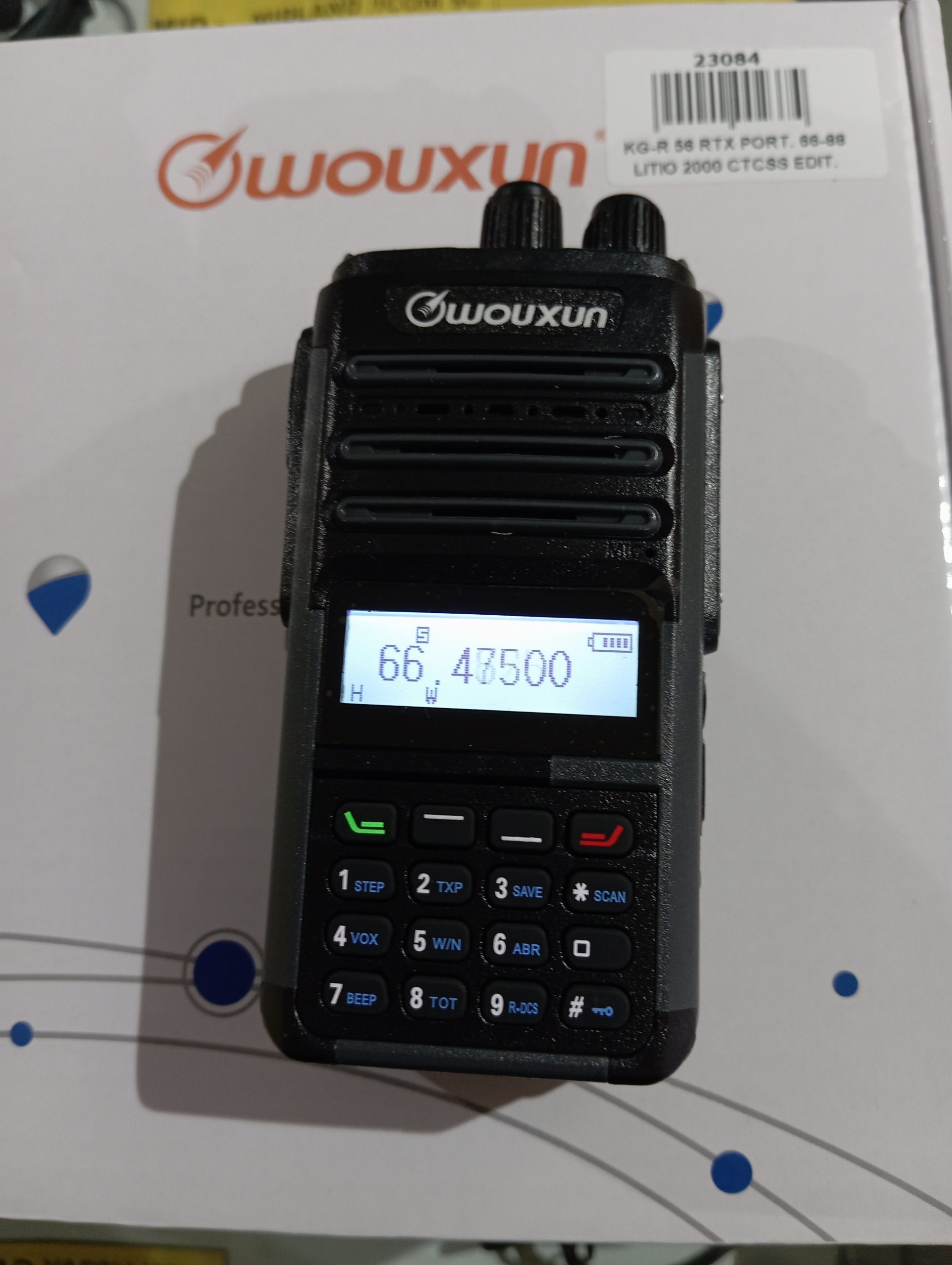 WOUXUN KG-R 56 VHF LOW 66-88, 256 memorie - immagine 2
